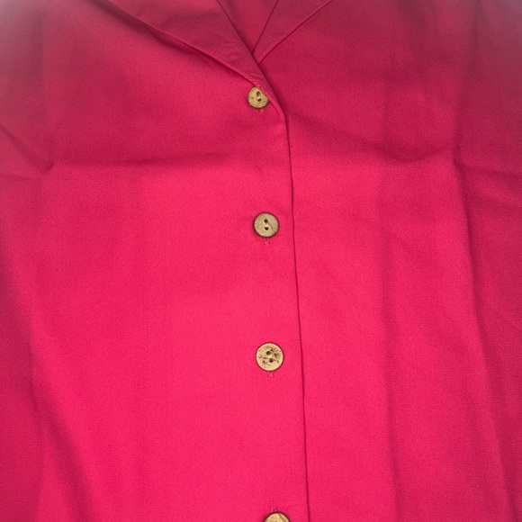 Passport Fuchsia Button-Down Shirt - Picture 8 of 8